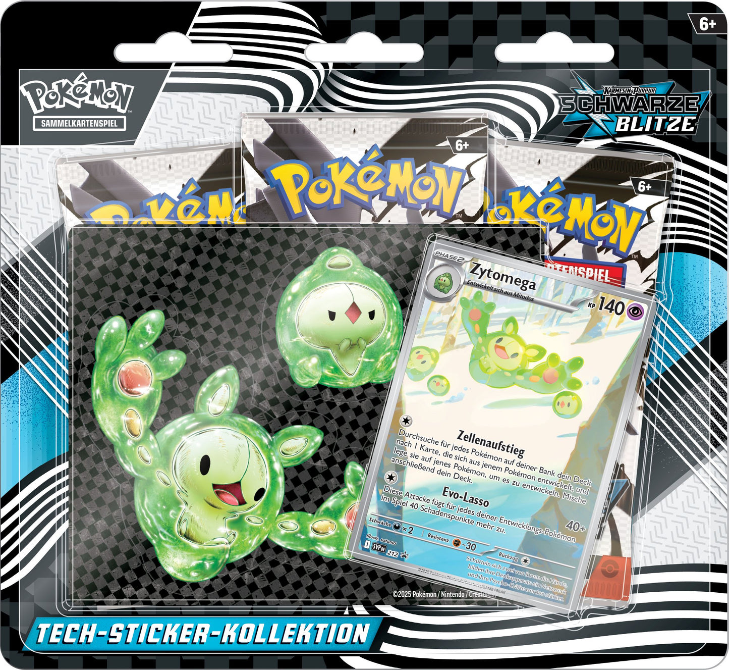 Pokémon Schwarze Blitze & Weiße Flammen - Tech-Sticker-Kollektion